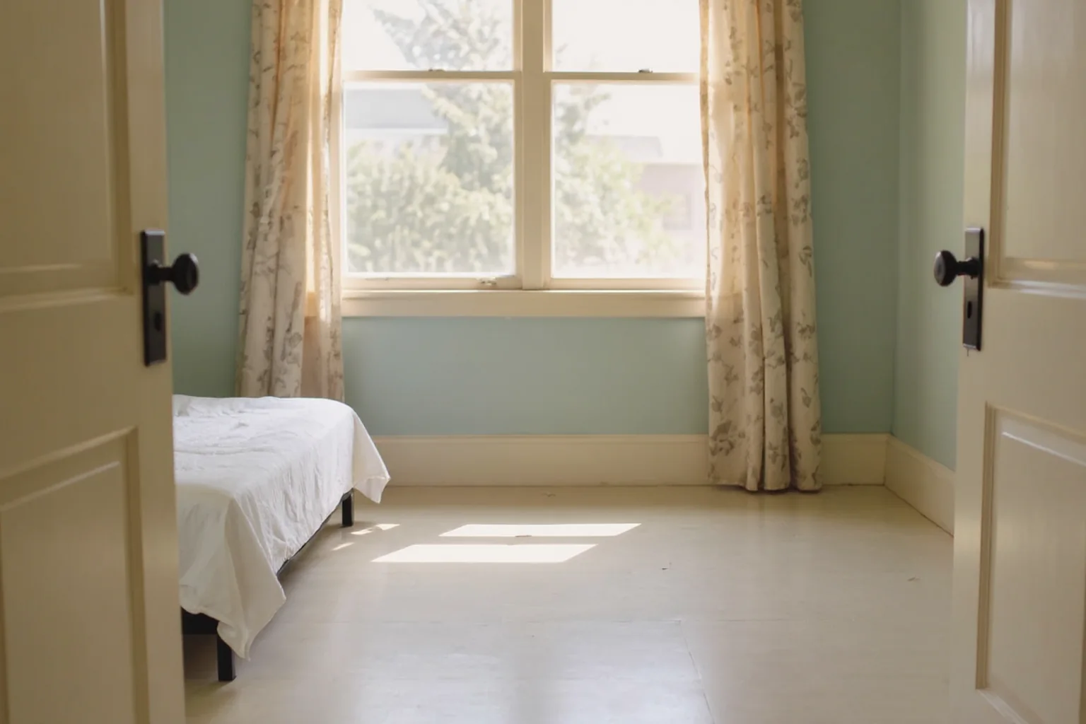 Le même logement, désencombré, nettoyé et remis en état par Pura Vie